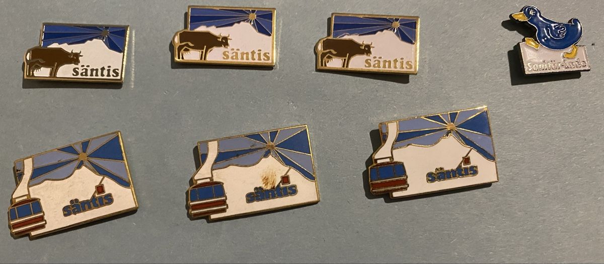 Spille & Fermagli: Säntis Pins Sammlung - Limitierte Edition - 7 Stück – Usato da Volketswil venduto da 3ve_n8pt 2