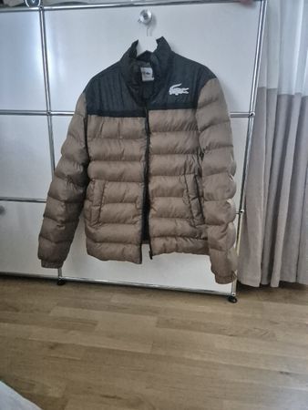 Lacoste Sport Winterjacke Gr.M Braun/Schwarz - Neuwertig!