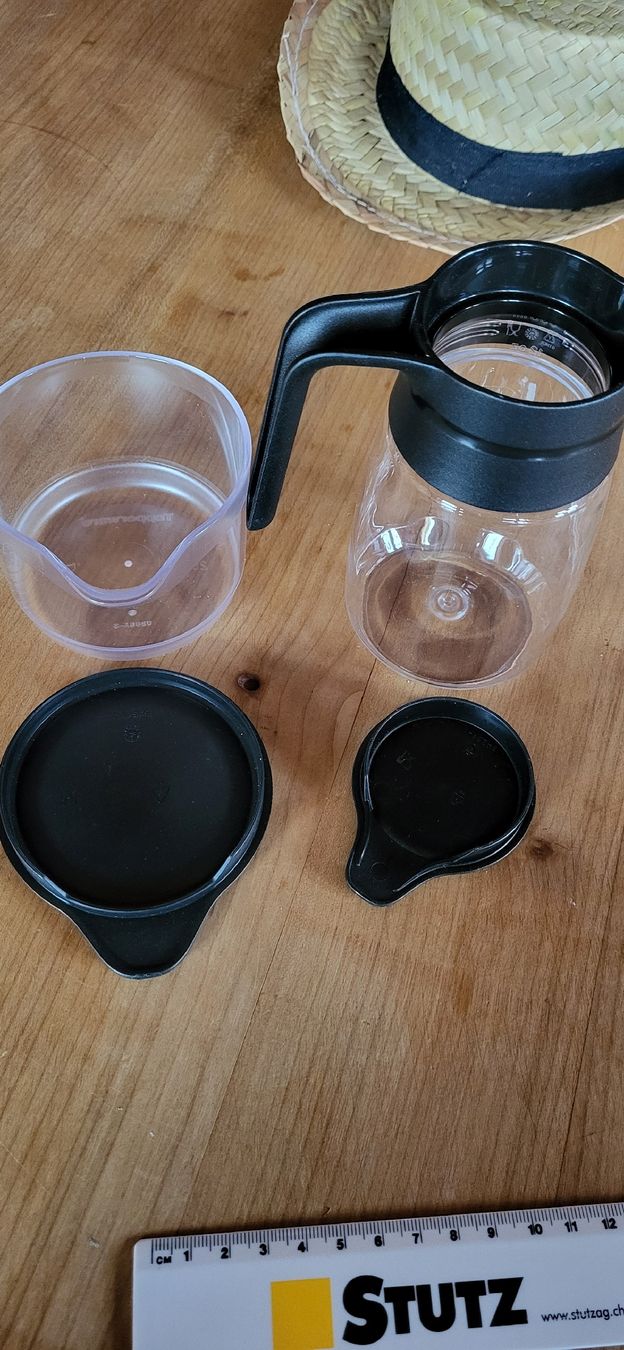 Tupperware Contenitori & Simili: Tupper Clear Set Zuckerdose 250 ml/  Milchchändli 350 ml – Nuovo (secondo la descrizione) da Schweizersholz venduto da fuchs06 8