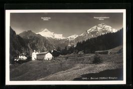Bérisal, Simplon, Ortsansicht mit Blick