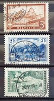 SUISSE 1928–1931: Les valeurs importantes, oblitérés O