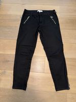 Schwarze Damen Jeans mit Reissverschlüssen S-M