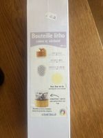 Neuve : bouteille en verre litho