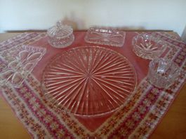 Hit: Bleikristall Set, 6-teilig, antik