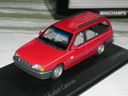 Opel Kadett Caravan 1989 rot * Minichamps 1:43