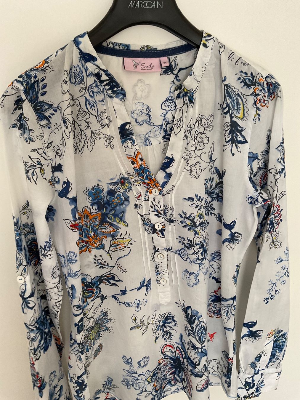 Emily van den Bergh Camicette: Emily van den Bergh Bluse Gr 34 feine Baumwolle – Usato da Urdorf venduto da alda02 4