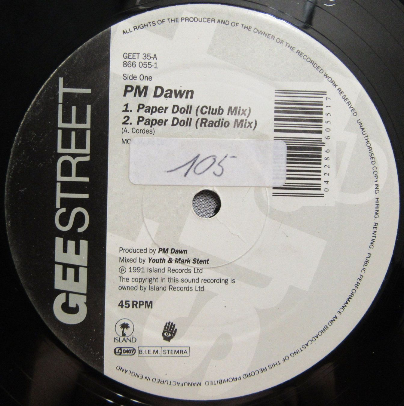Dischi in vinile: PM Dawn - Paper Doll - Maxi Single ab CHF 4.00 – Usato da Auenstein venduto da Padabimbim 3
