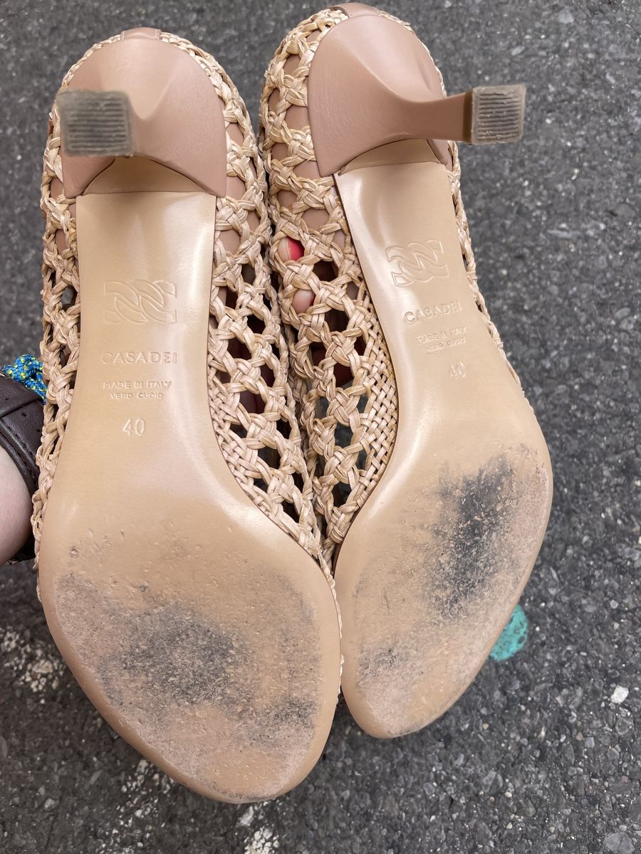 Casadei Damenschuhe: Casadei Pumps geflochten Grösse 40 – Gebraucht aus Baar von sabisun66 2