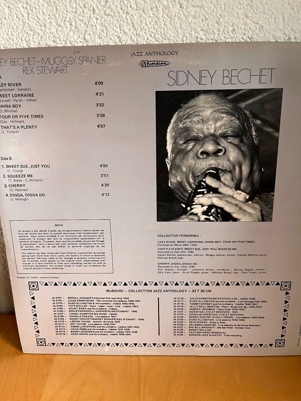 Dischi in vinile: Sidney Bechet, Muggsy Spanier : Original Sessions 1940 – Usato da Rüdlingen venduto da Timber_11 1