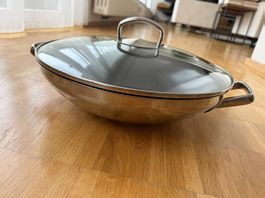 Silit Wok Edelstahl Ø36cm "Hongkong" wie NEU