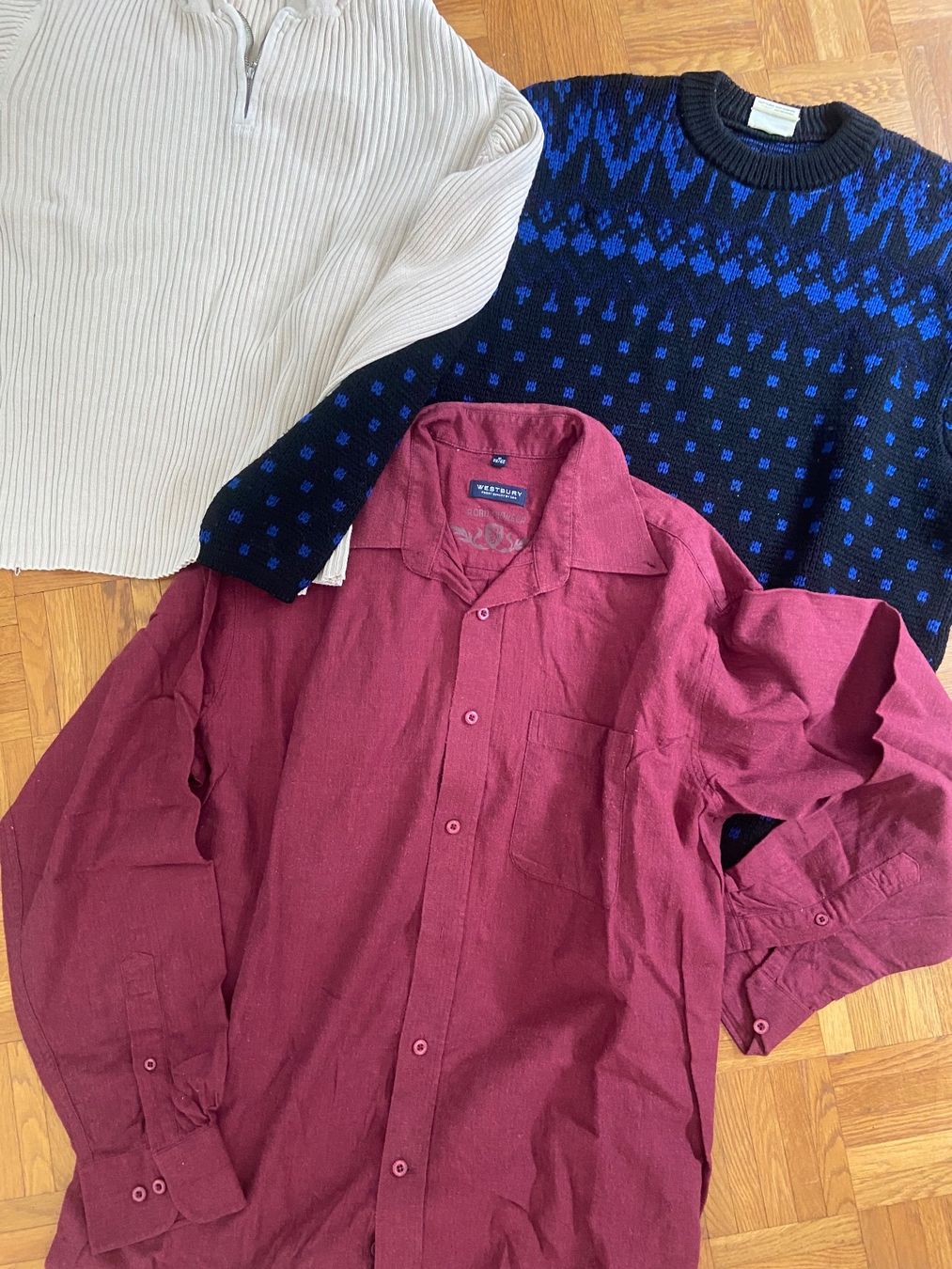 Kleiderpakete: Pullover Hemden Wollpullover  Grösse M – Gebraucht aus Hittnau von Oracel 3