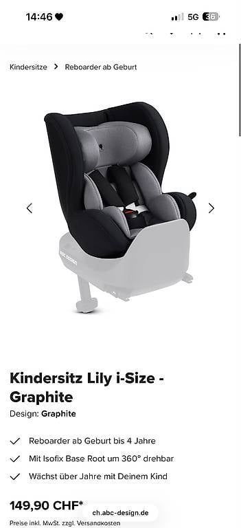 ABC Design Auto-Kindersitze: ABC Kindersitz mit Isofix – Gebraucht aus Zermatt von mel_28kp 1