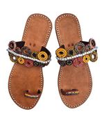 Handgemachte Leder-Sandalen - Multicolor 40 🔥 50% SALE