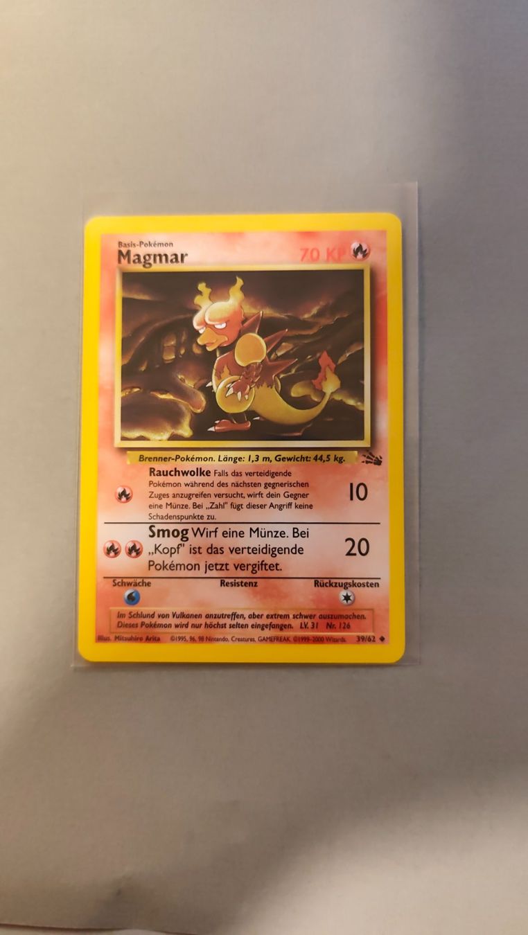 Pokémon Carte collezionabili: Magmar - Fossil – Usato da Kehrsatz venduto da Riyouu 2