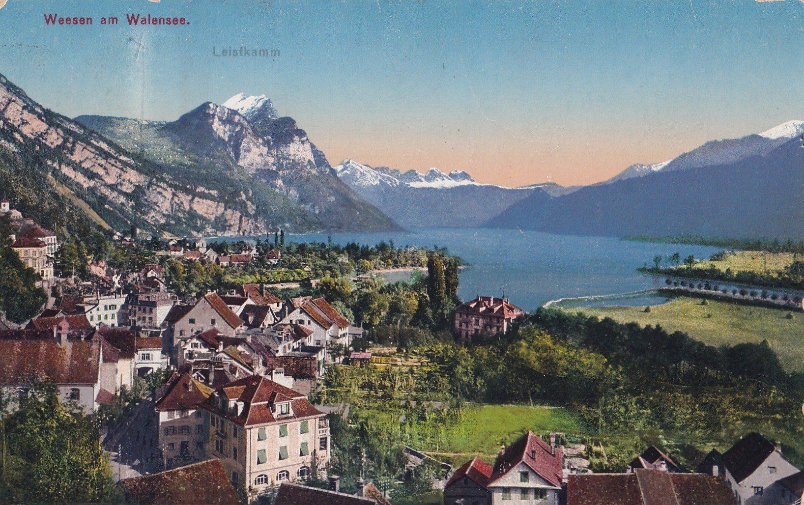 Cartes postales: Weesen am Walensee Teilansicht – D'occasion à Olten par clotaldi