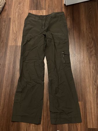 y2k low waist cargo pants hose grün khaki