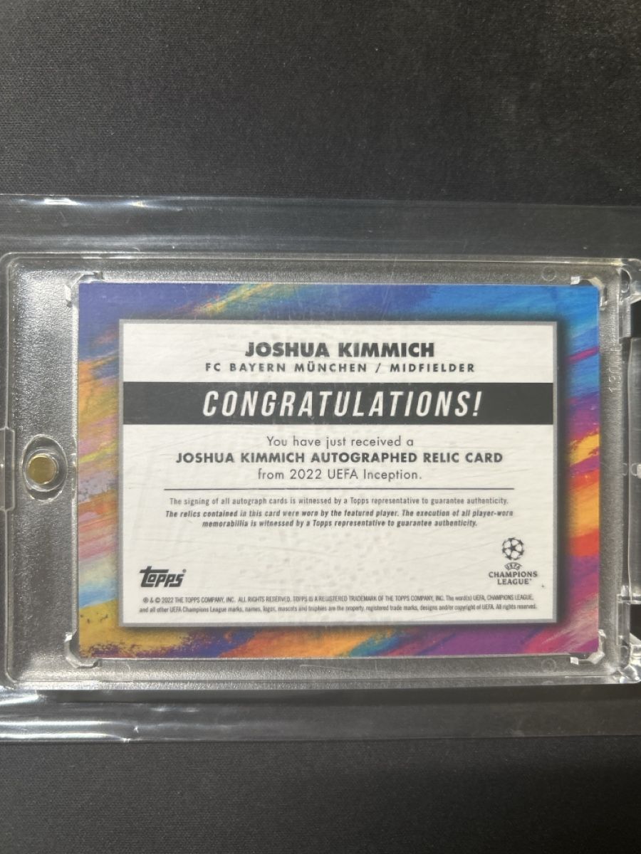 Topps Sammelbilder & Trading cards: Topps Inception Patch Auto Kimmich /10  – Gebraucht aus Greppen von hcv_cc2r 1