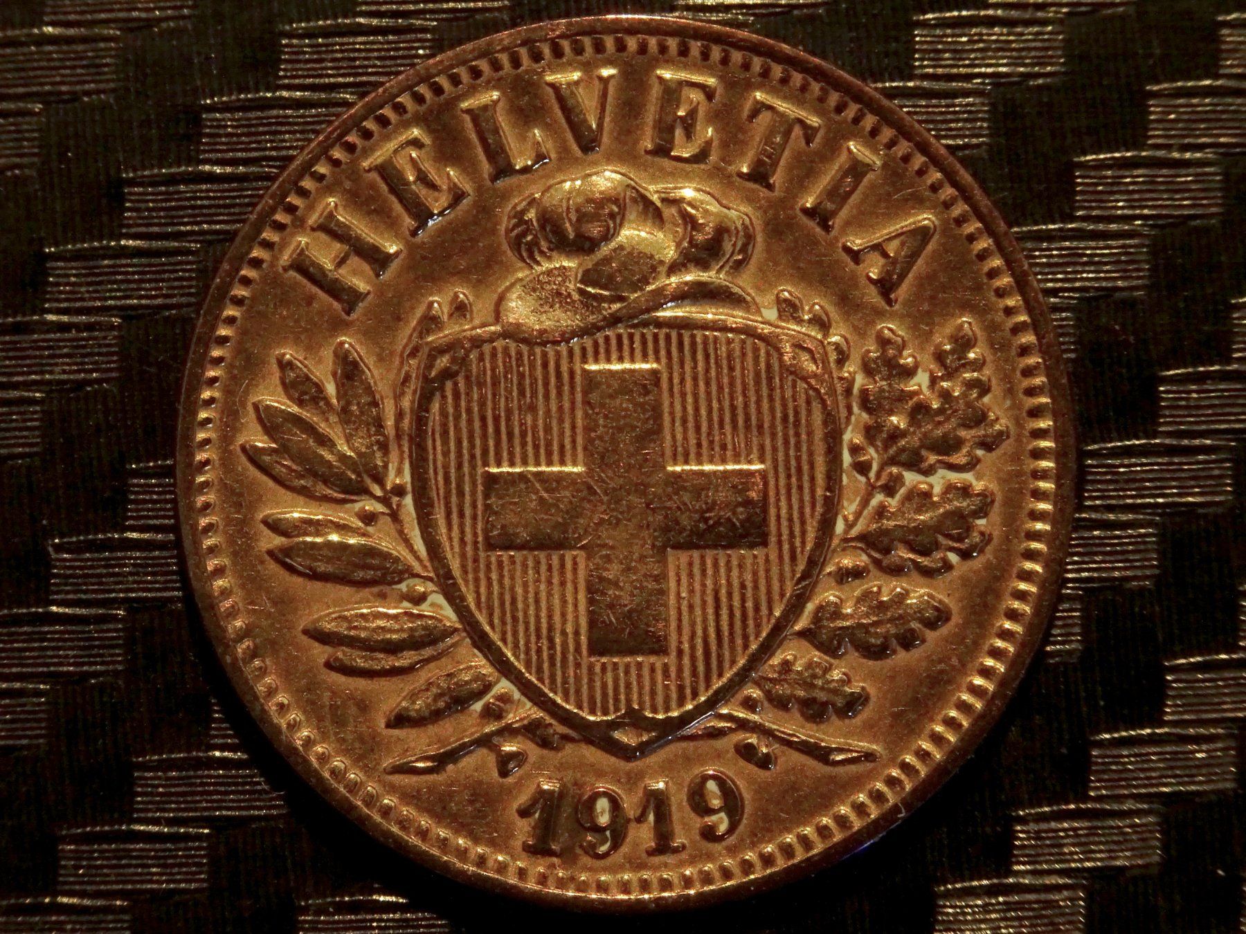 Tutti le monete: 1919 - 2 cts. 2.00 Mio.! 2.51gr!!! – Usato da Courgenay venduto da ZubR237