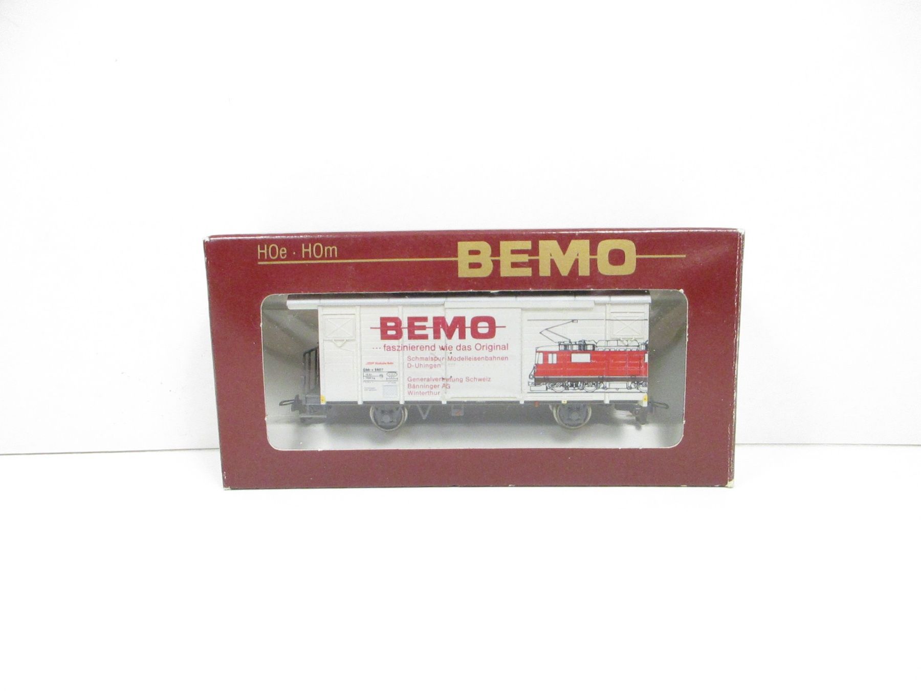 Bemo H0m 2283 137 RhB Werbewagen BEMO Gbk-v 5607 (Neu und ...