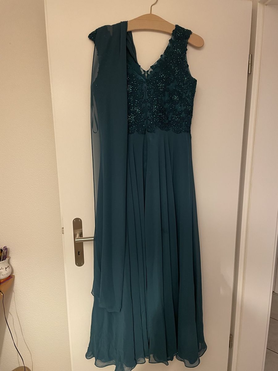 Kleider: Elegantes Abendkleid, Gr. 38, Dunkelgrün – Gebraucht aus Felben-Wellhausen von pisa08 5