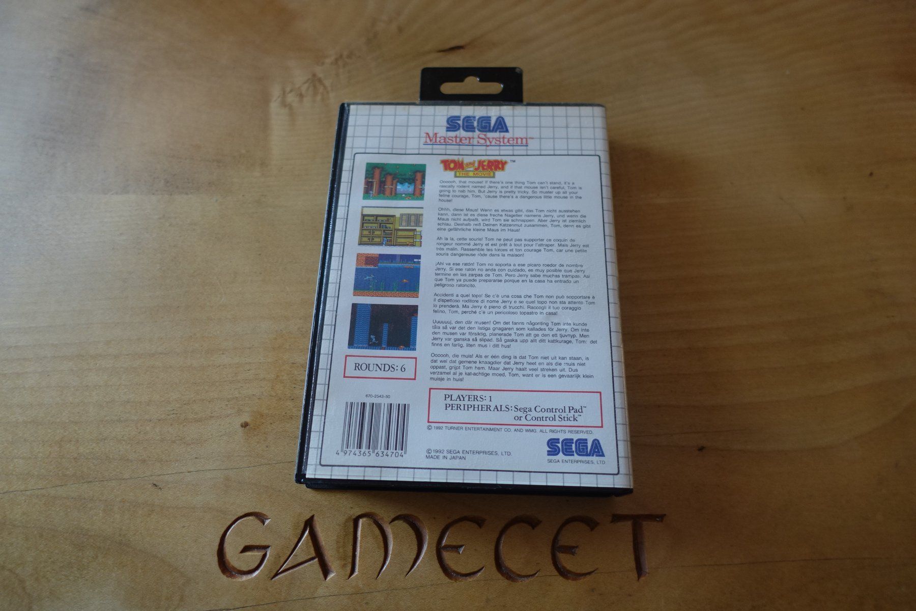 Sega Giochi: Tom and Jerry: The Movie - Sega Master System – Usato da Steinach venduto da Gamecet 2