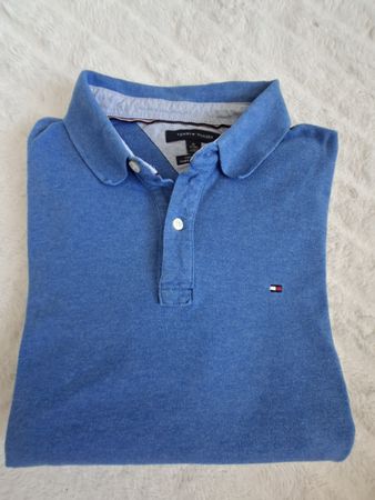 Polo Tommy Hilfiger bleu taille XL bon état