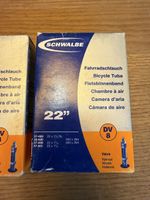 4x Schwalbe Fahrradschlauch DV8 22” – neu / Altbestand
