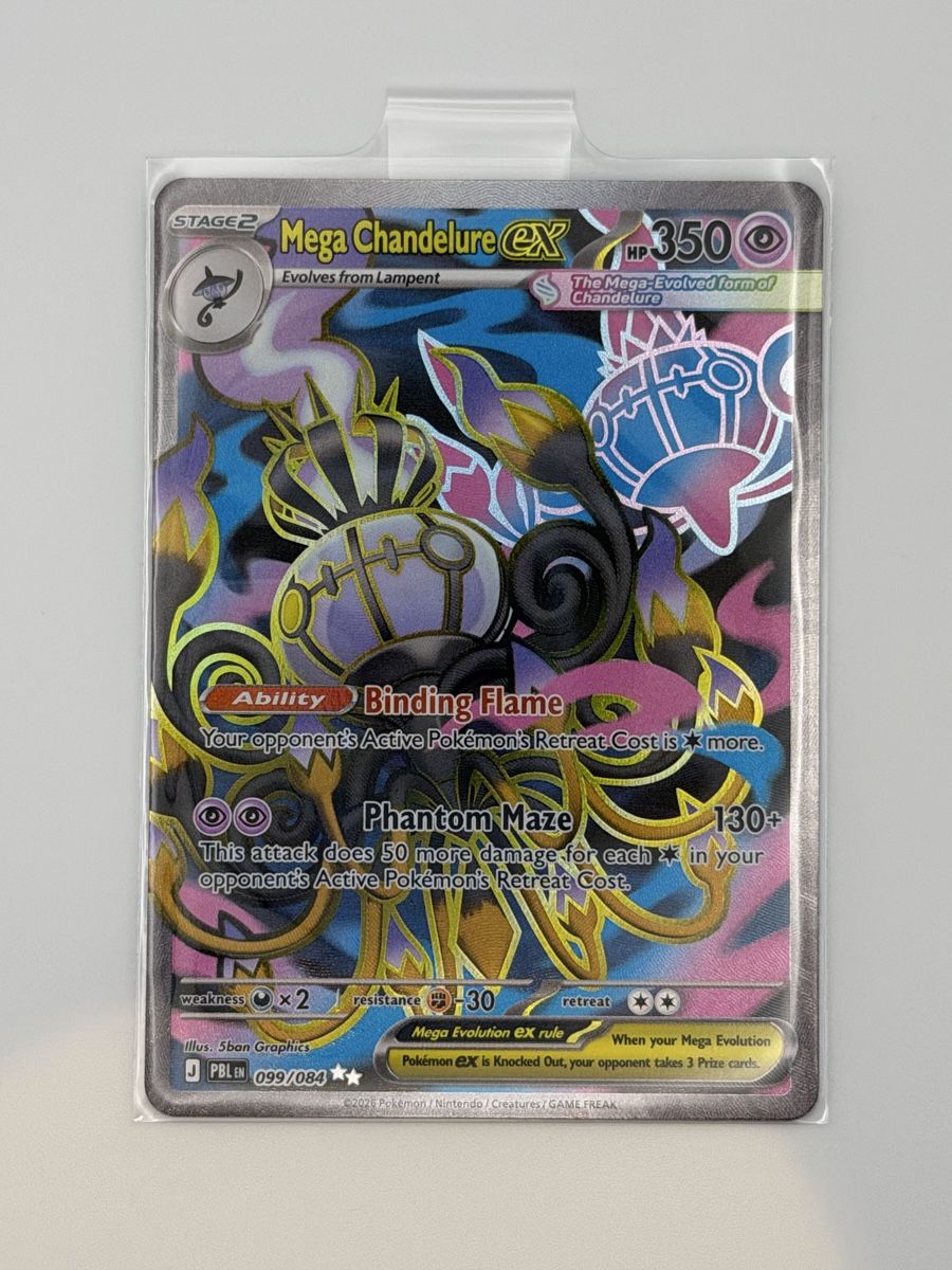 Pokémon Sammelbilder & Trading cards: Pokémon Mega Chandelure ex 099/084 – Neu (gemäss Beschreibung) aus Uster von CDM96