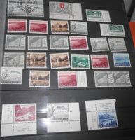 Briefmarkenalbum, 12 Doppelseiten, voller Pro Patria ab 1947