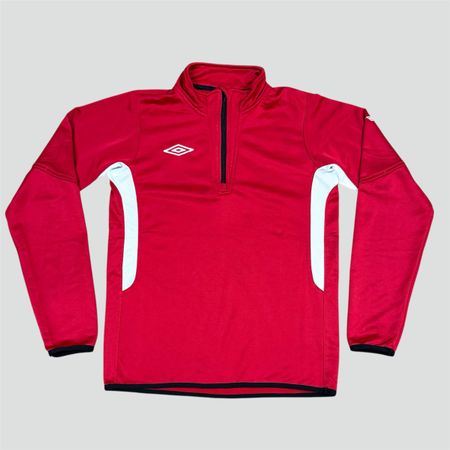 Umbro Red White Sports Sweatshirt Size S (nike retro)