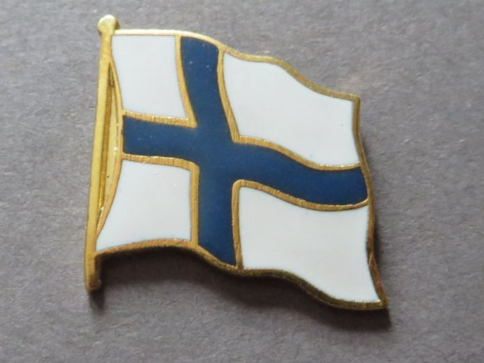 Plaketten & Abzeichen: PIN, LÄNDER FLAGGE FINNLAND – Gebraucht aus Neuhausen von luckimucki