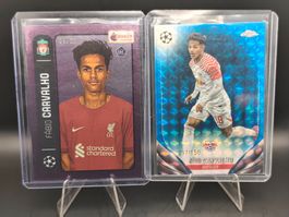Fábio Carvalho RC /25 & /150 Topps Merlin Heritage & Chrome