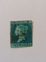 Two pence blue 1841, Platte 4 