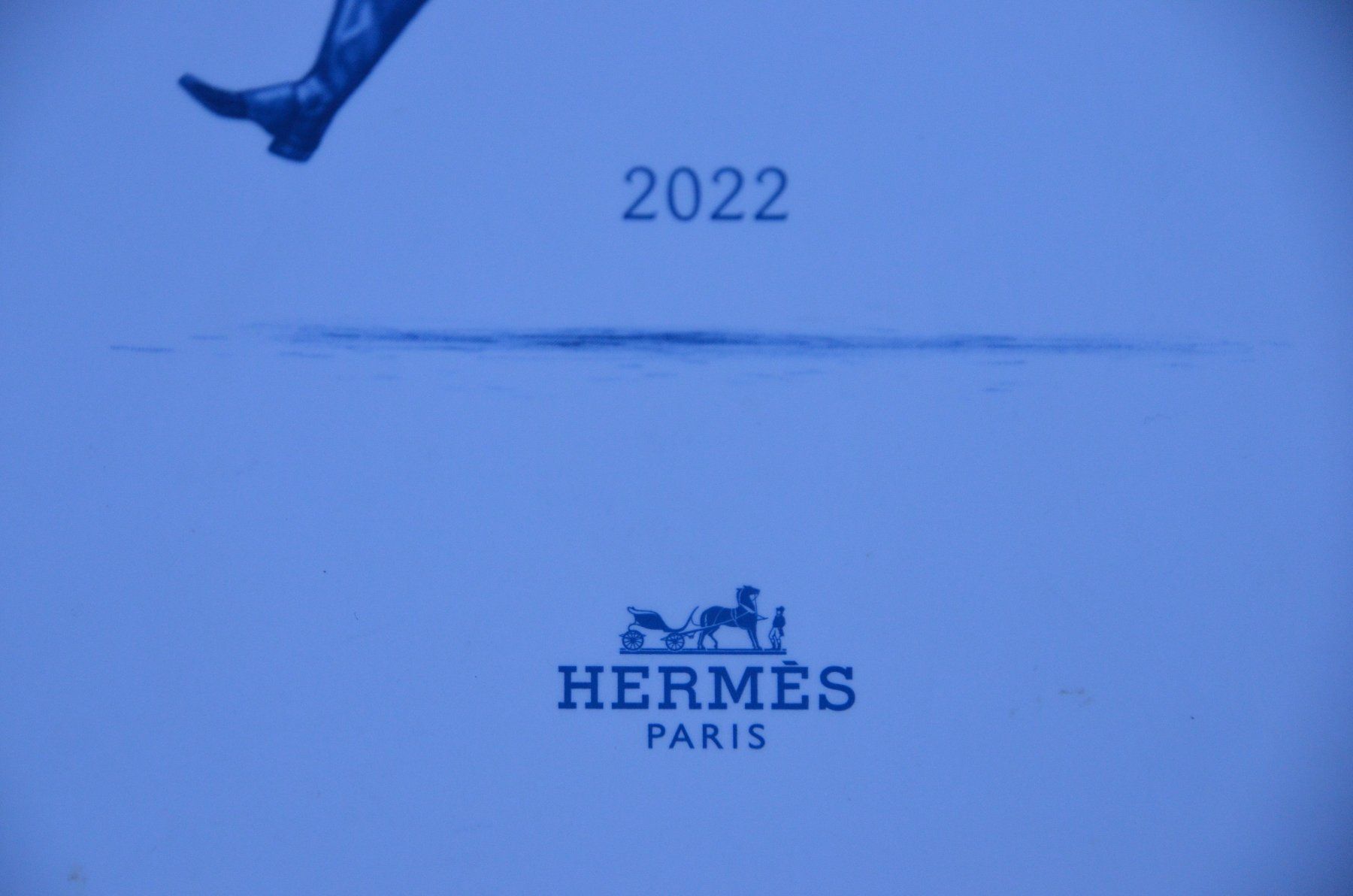 Hermès Schreibblöcke: Hermès Jahrestagebuch / Annual agenda notebook – Gebraucht aus Collonges von Auganien 5