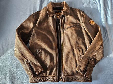 Lederjacke, XXL, Brigata Marina