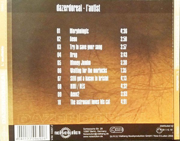 CD: Dazerdoreal - L'autiste (2 CDS) – Usato da Uzwil venduto da visions77 1