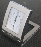 Versace Reisewecker Edelstahl Swiss Made