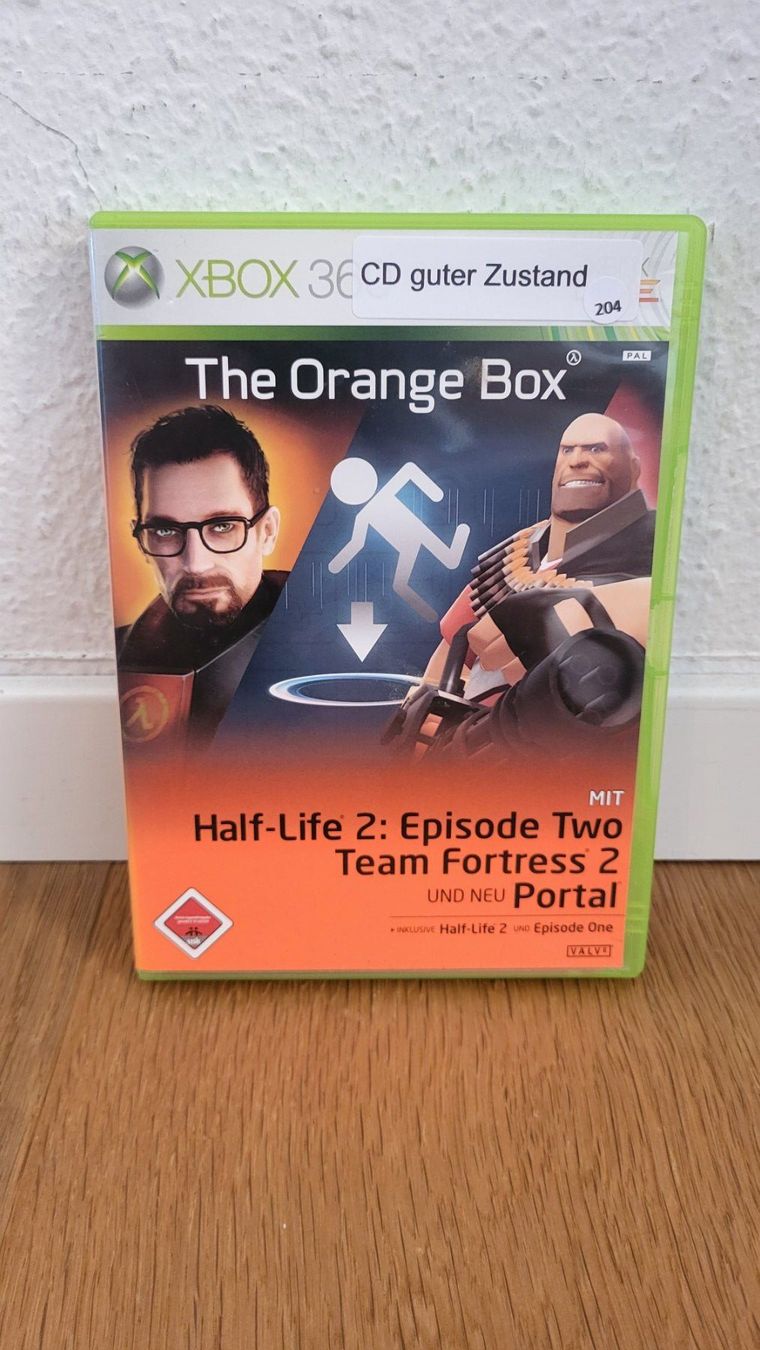 Microsoft Giochi: Xbox 360 - The Orange Box Half Life 2 – Usato da Münsingen venduto da DigitaleSpielecke