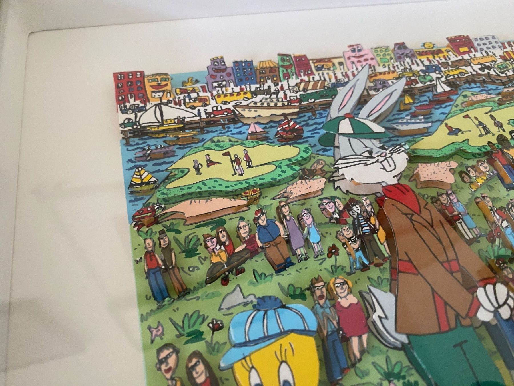 Grafica & Litografie: James Rizzi 3D, The 18th Hole, handsigniert nummeriert 1993 – Usato da Affoltern am Albis venduto da Birdy8910 5
