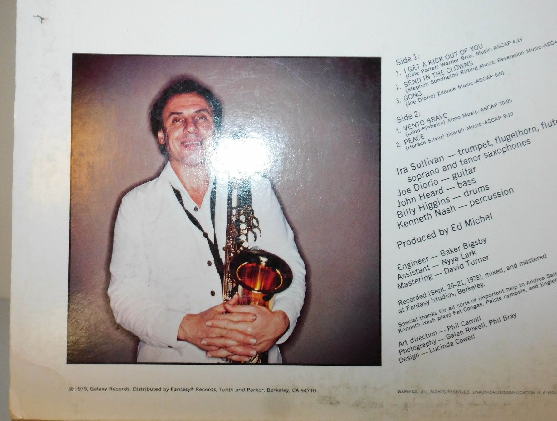 Schallplatten: Lp Schallplatte Ira Sullivan 1979   Lp – Gebraucht aus Sursee von 76 3
