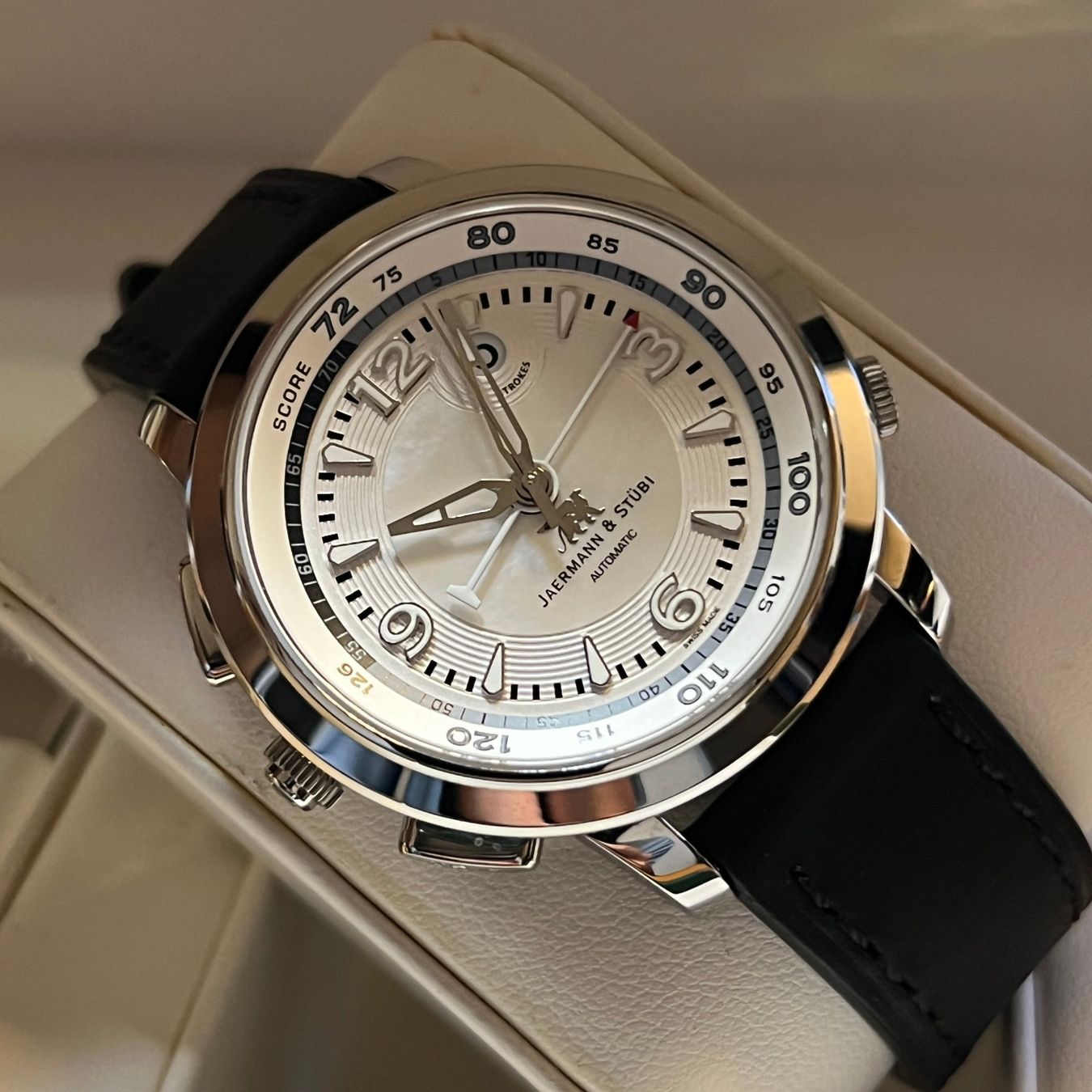 Orologi: Jaermann & Stübi Automatic Chronograph 2024 Full Set QG1 – Usato da Carouge GE venduto da Watchaser 7
