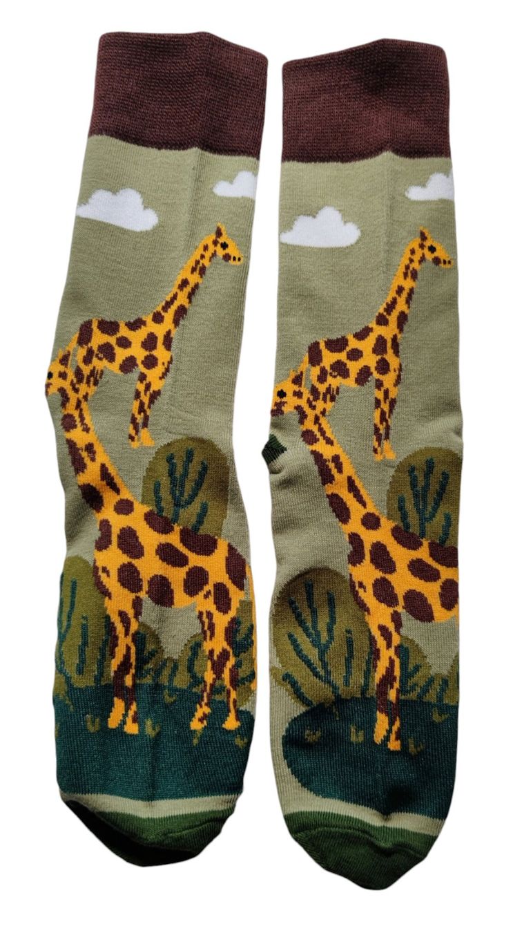 Calze: Socken Giraffen/Giraffes – Nuovo e nell'imballaggio originale da Zürich venduto da amysmith
