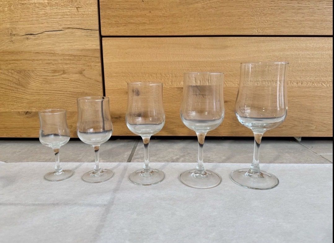 Gläser: Gläser-Set, ca. 56 Gläsern in 5 Grössen – Gebraucht aus Oberhasli von muchupichu 3