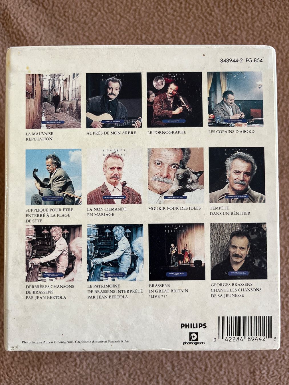 CD: GEORGES BRASSENS - INTEGRALE EDITION 91 - 12 CDs – Usato da Lausanne venduto da sbar224 2