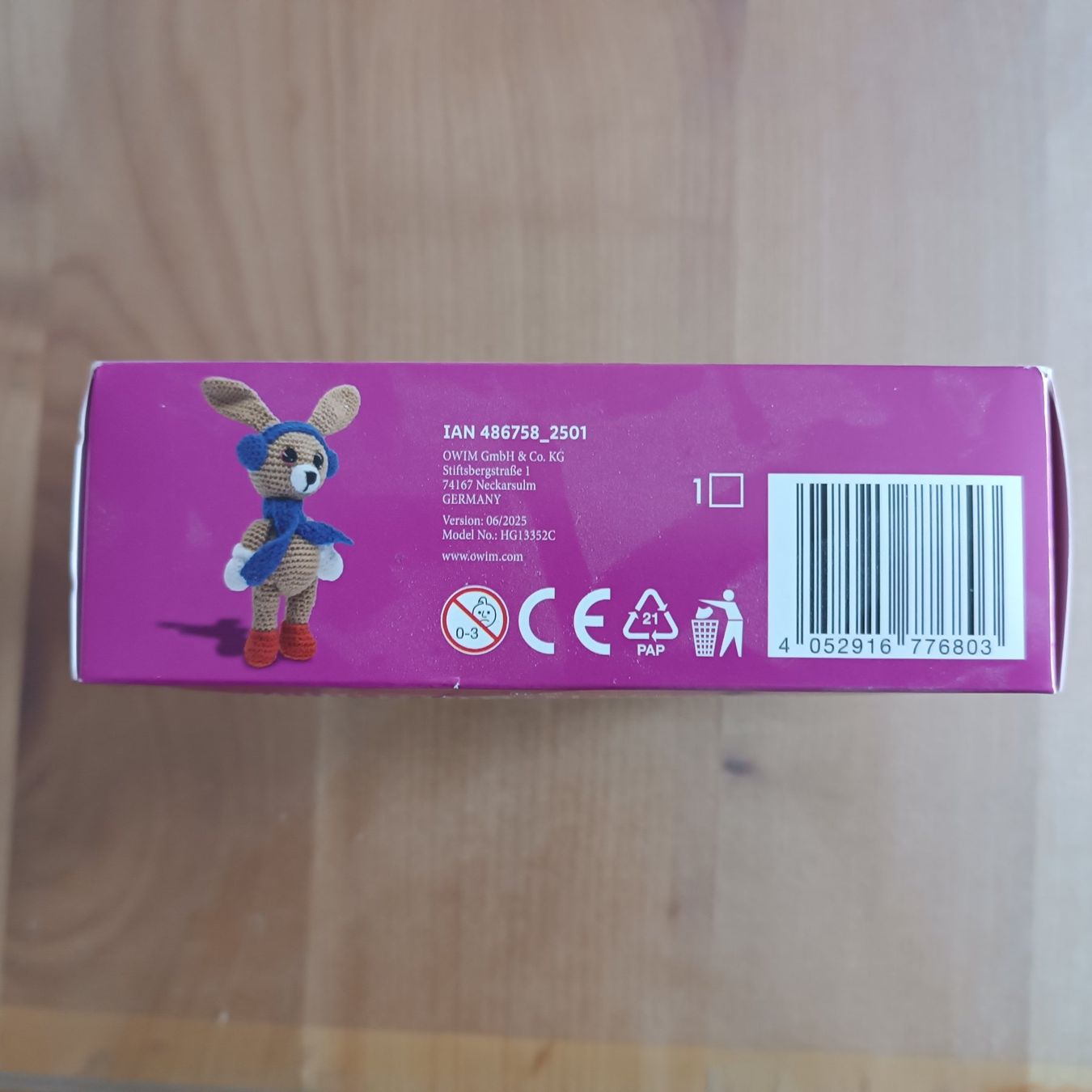 Bastelsets: Crelando Häkelset Hase – Neu und originalverpackt aus Läufelfingen von papagena02 2