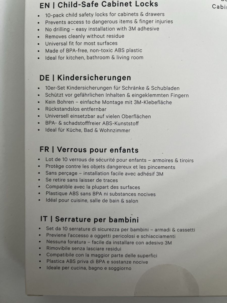 Cadenas: Lot 8 Verrous sécurité enfant – Neuf (Voir description) à Champlan par Cjayretro 3