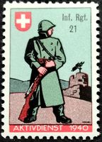 Soldatenmarke 2.WK, Infanterie Rgt 21, Wi Inf 199