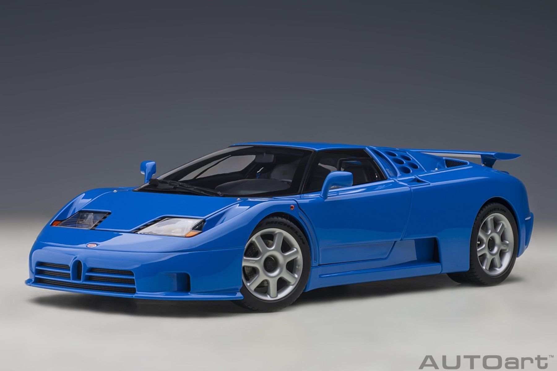 Autoart Modellini d'auto: 1:18 Bugatti EB110 SS 1994, blue AUTOart 70917 – Nuovo e nell'imballaggio originale da Rothenburg venduto da artandcars 1
