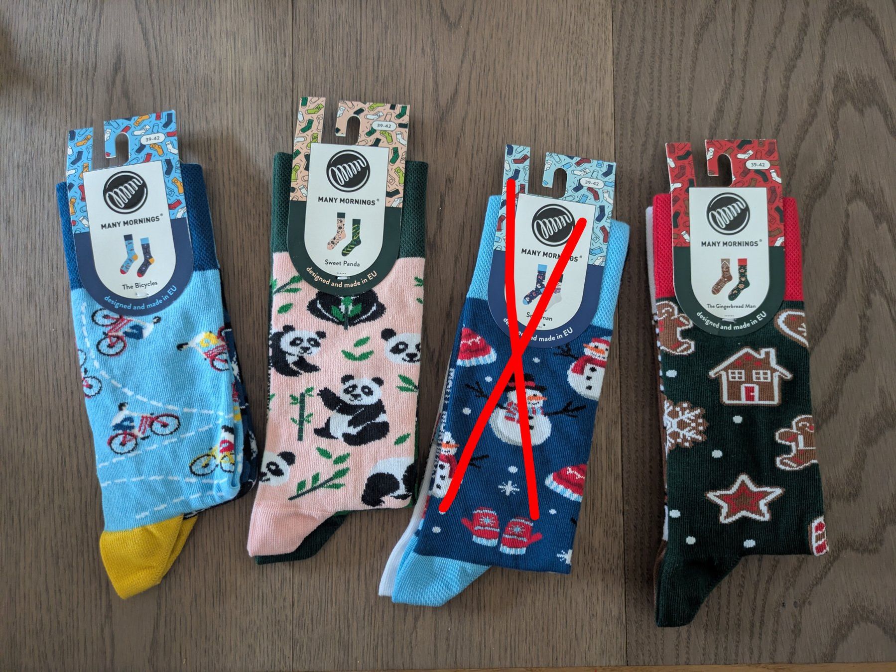 Calze: Socken Many Mornings neu  39-42 – Nuovo e nell'imballaggio originale da Zürich venduto da gab_57qm