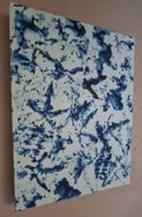 Gemälde " Blau Weiss " handmade 30×40×4